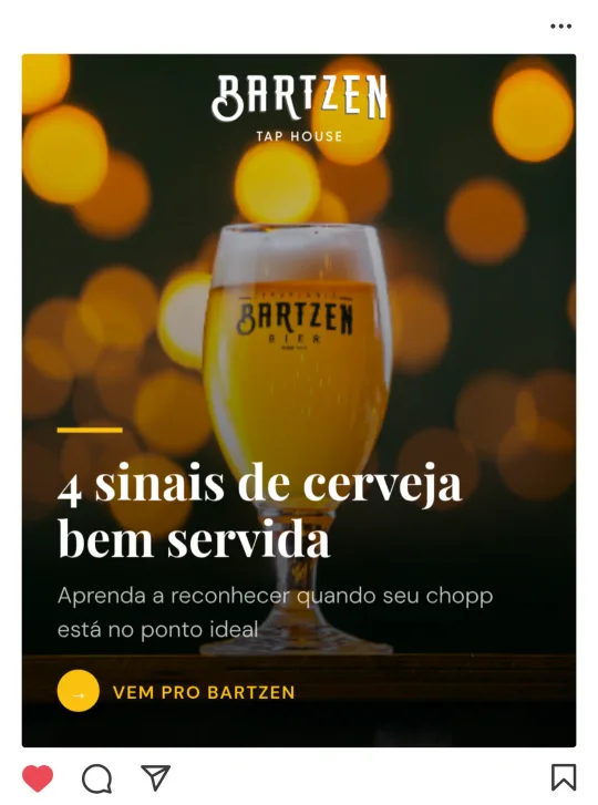 Exemplo de arte publicada no Instagram